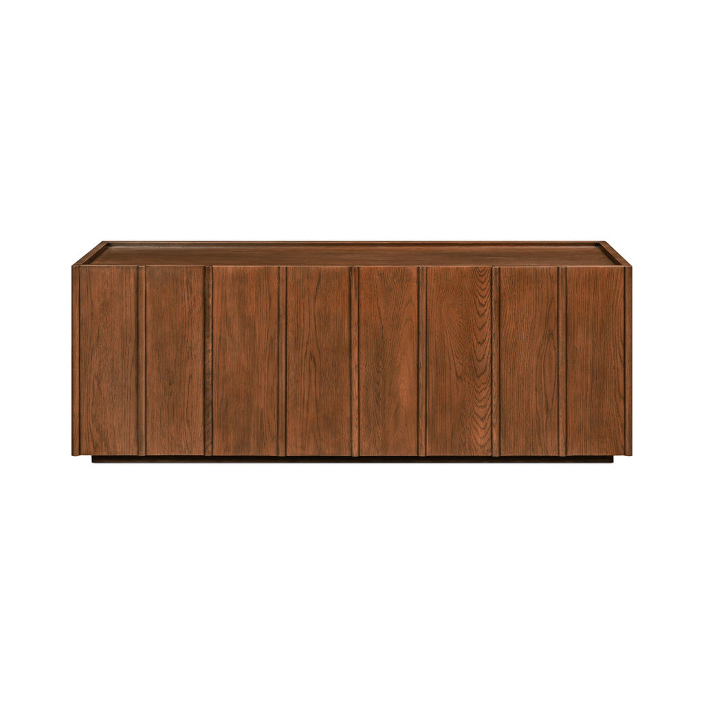 Mueble multimedia Tidal, nogal teñido