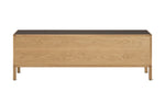 Glimpse Mueble multimedia, roble blanco