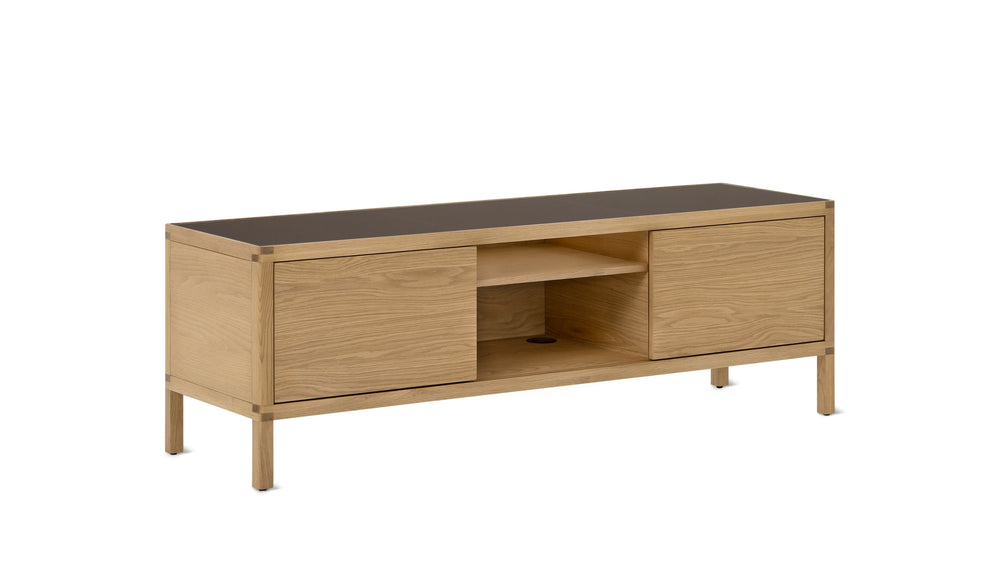 Glimpse Mueble multimedia, roble blanco