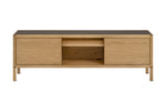 Glimpse Mueble multimedia, roble blanco