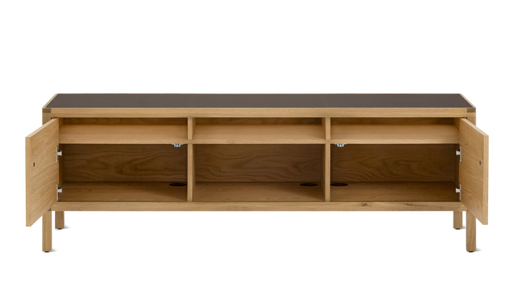 Glimpse Mueble multimedia, roble blanco