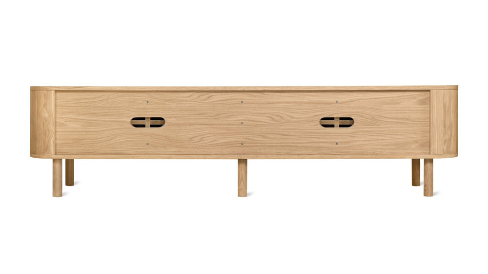 Showcase Mueble multimedia, roble blanco