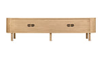 Showcase Mueble multimedia, roble blanco