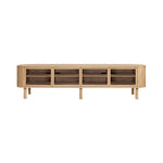 Showcase Mueble multimedia, roble blanco