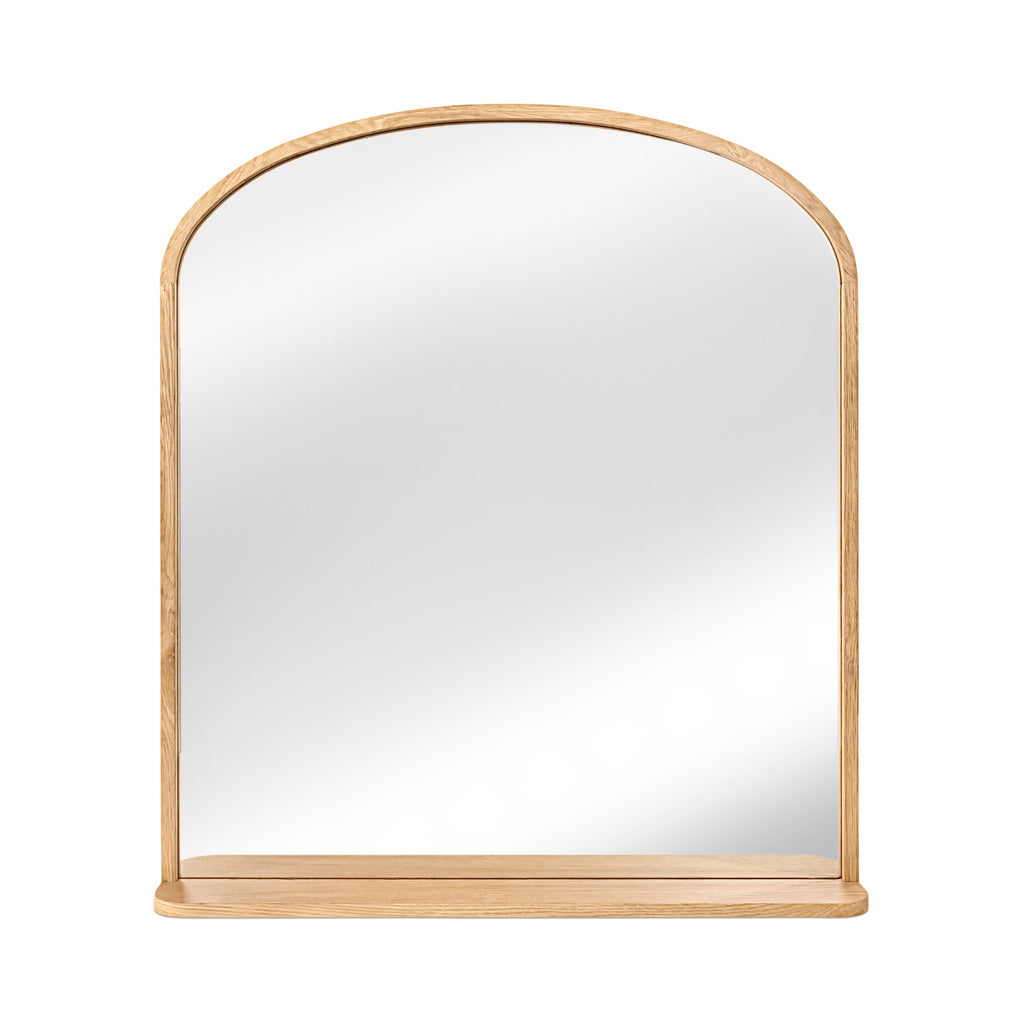 Go Round Mirror, roble blanqueado