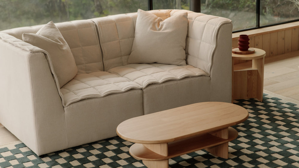 Quilt Otoman Beige