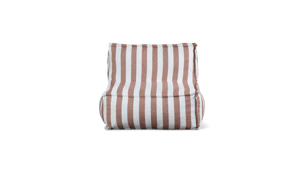 Make Waves Silla sin brazos para exteriores, Rayado toscano