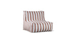 Make Waves Silla sin brazos para exteriores, Rayado toscano