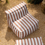 Make Waves Silla sin brazos para exteriores, Rayado toscano