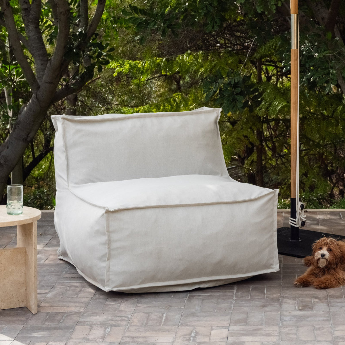 Make Waves Silla para exteriores sin brazos, Gaviota