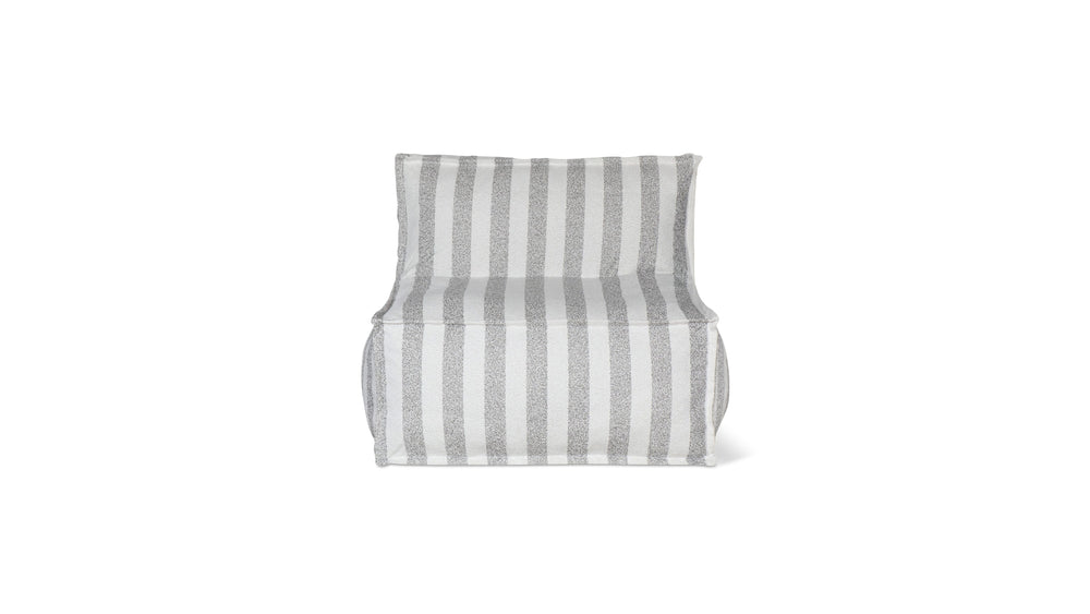 Make Waves Silla sin brazos para exteriores, Brighton Stripe