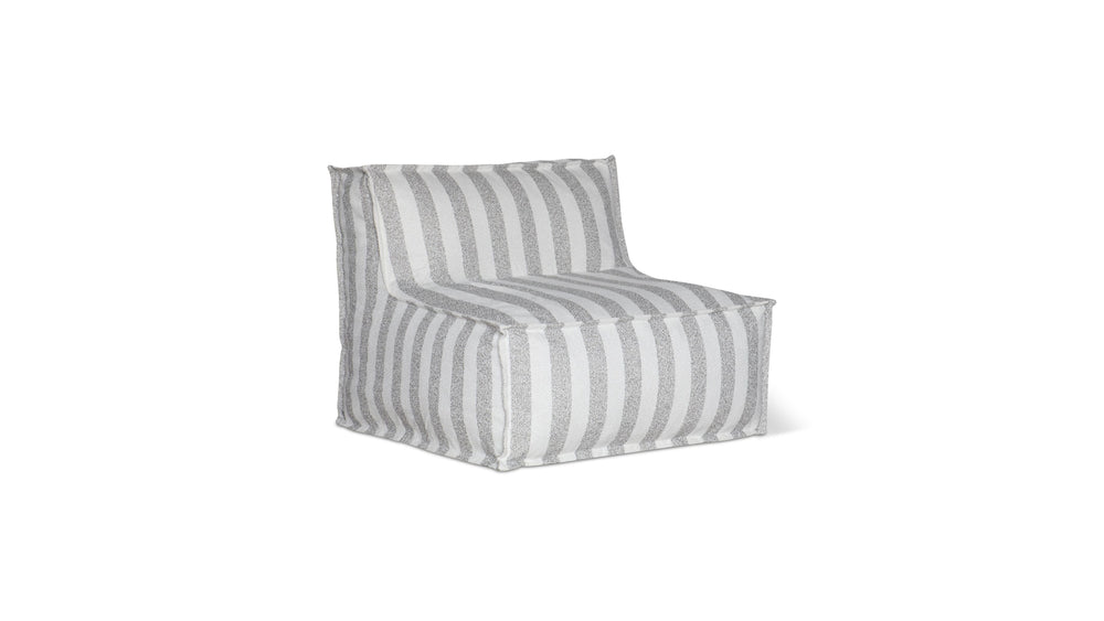 Make Waves Silla sin brazos para exteriores, Brighton Stripe