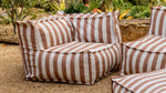 Make Waves Silla esquinera para exterior, Rayas toscanas