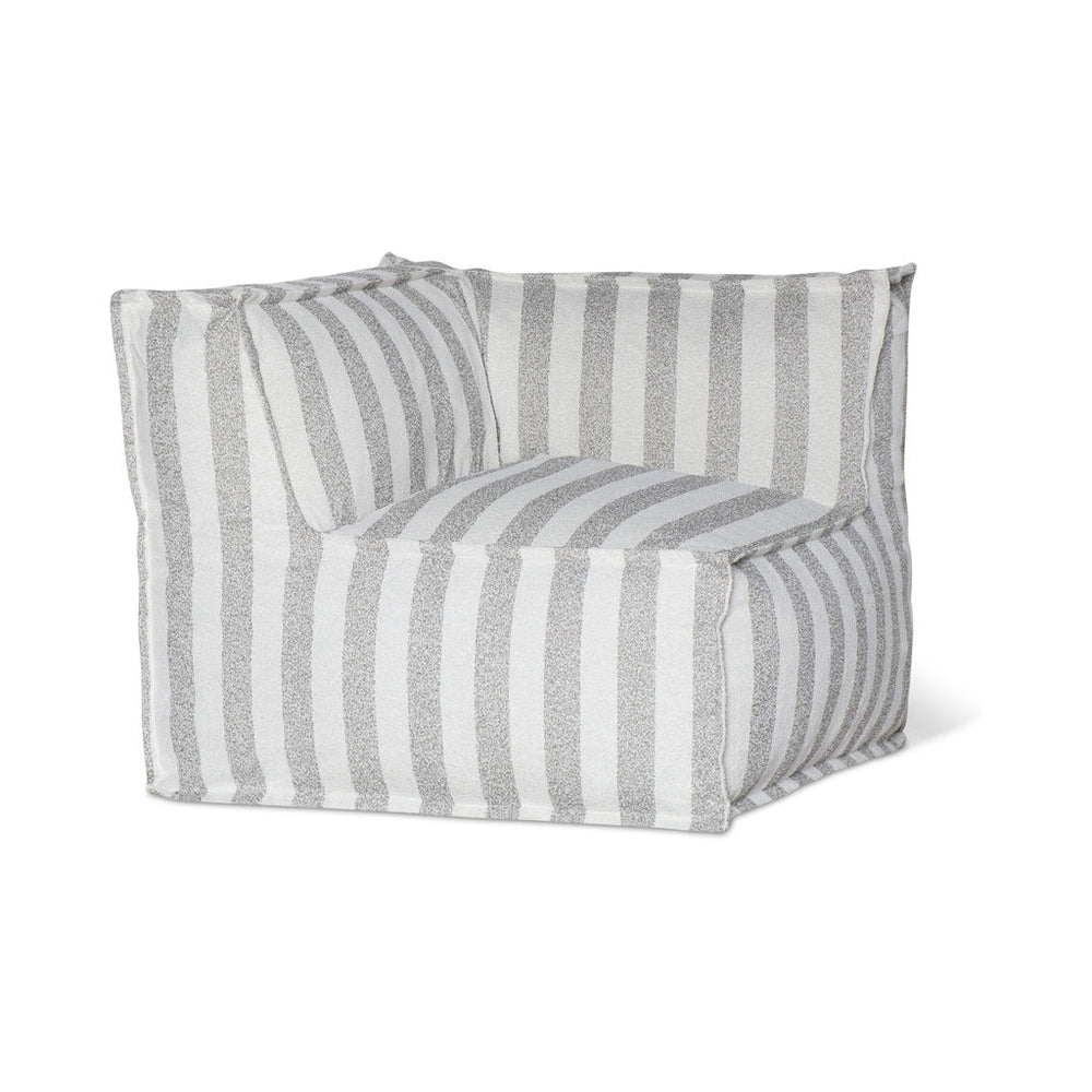 Make Waves Sillón esquinero para exteriores, Brighton Stripe