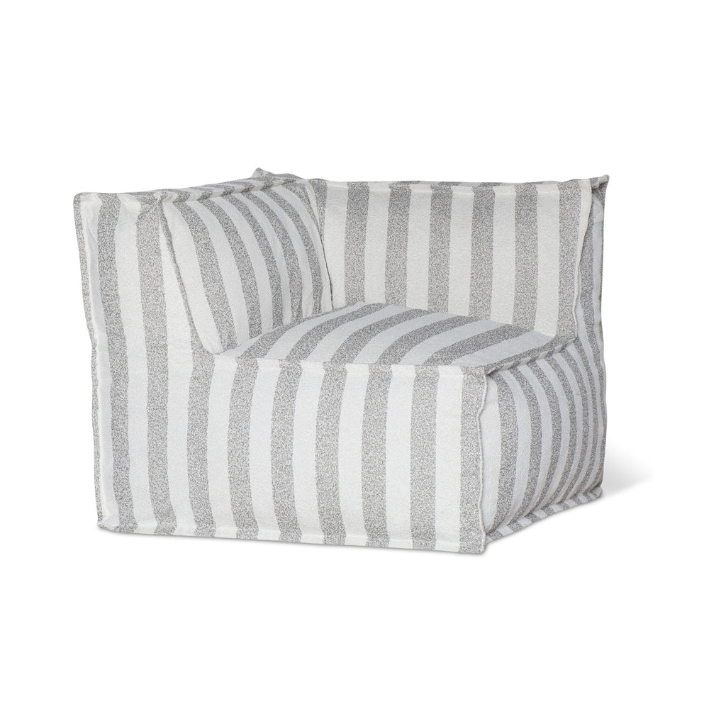 Make Waves Sillón esquinero para exteriores, Brighton Stripe
