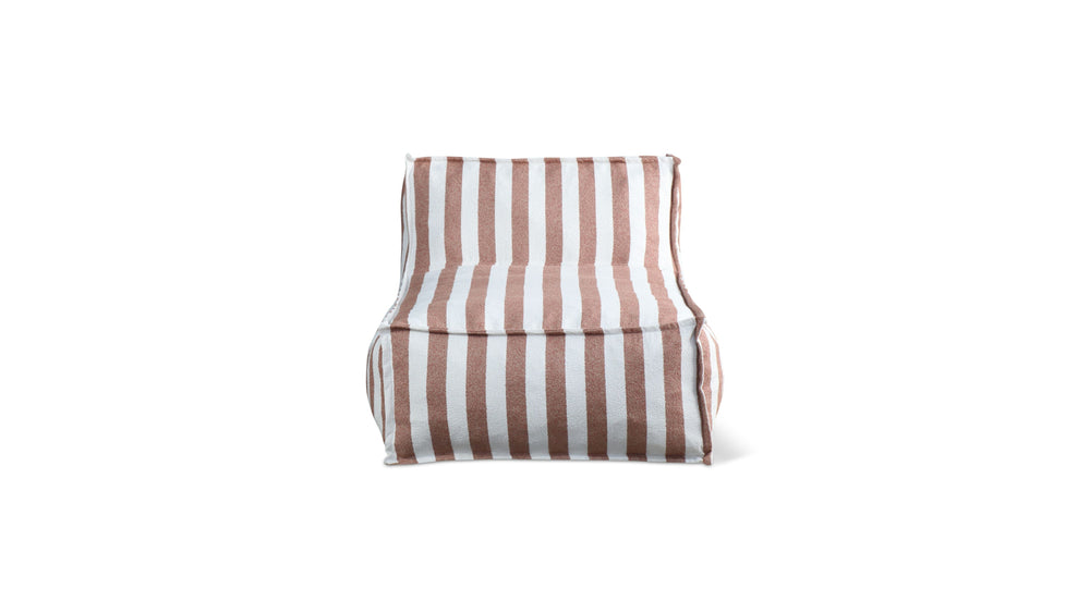 Make Waves Chaise para exterior, rayas toscanas