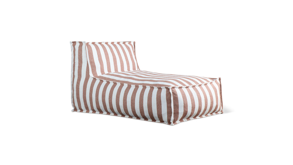 Make Waves Chaise para exterior, rayas toscanas