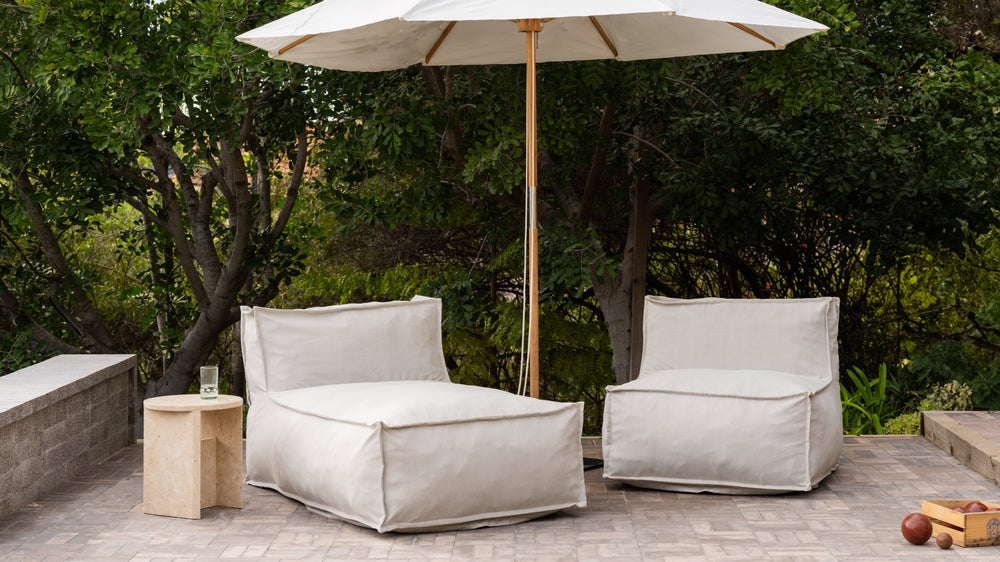 Make Waves Chaiselongue para exterior, Gull