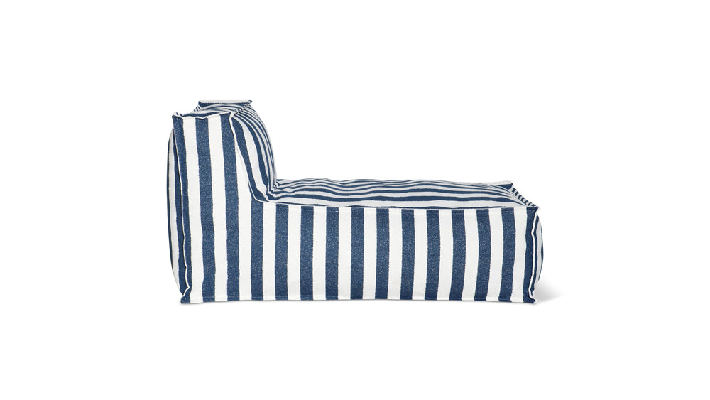 Make Waves Chaiselongue para exteriores, Rayas océano