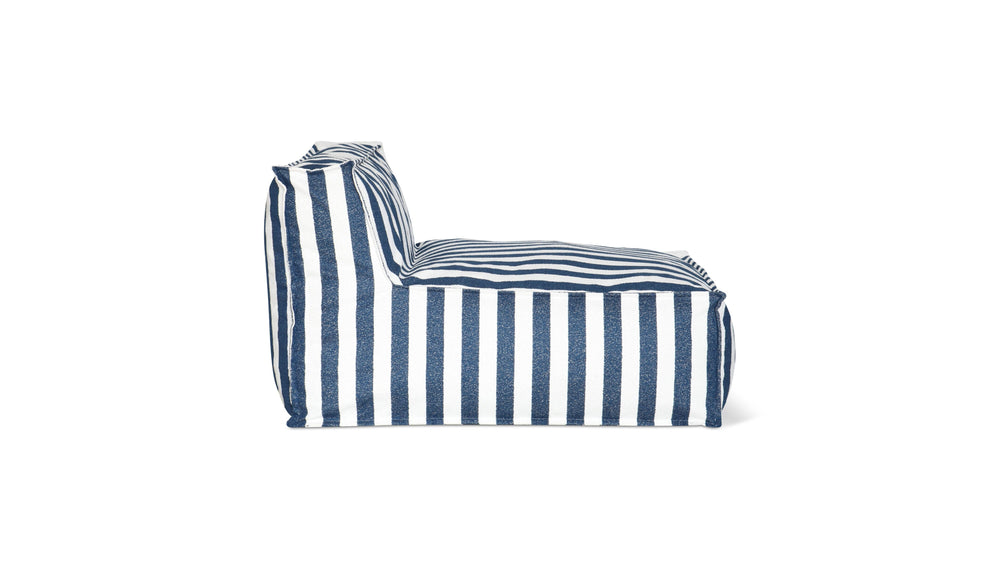 Make Waves Sofá para exterior de 2 plazas, Ocean Stripe