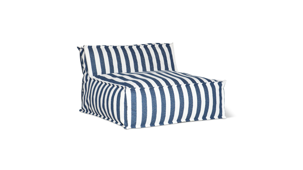 Make Waves Sofá para exterior de 2 plazas, Ocean Stripe