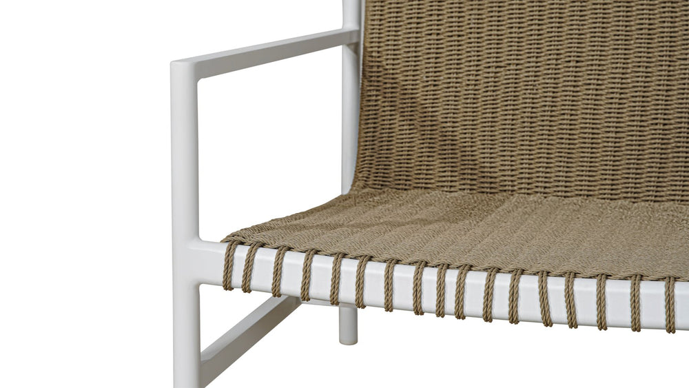 Sillón lounge para exterior Shoreline, aluminio