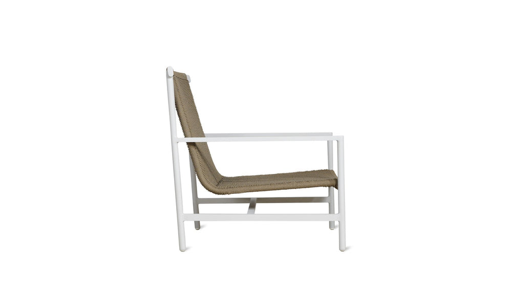 Sillón lounge para exterior Shoreline, aluminio