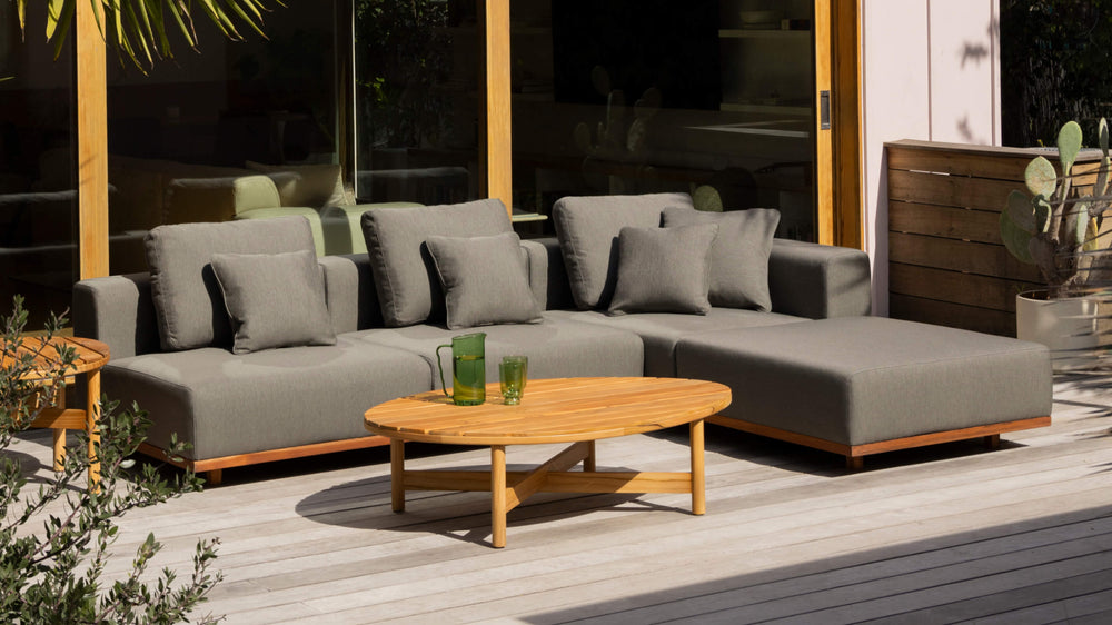 Sunny Days Chaiselongue de exterior, orientación izquierda, Pimienta