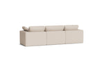Sofá modular para exterior Movie Night™ de 3 piezas, estándar, marfil