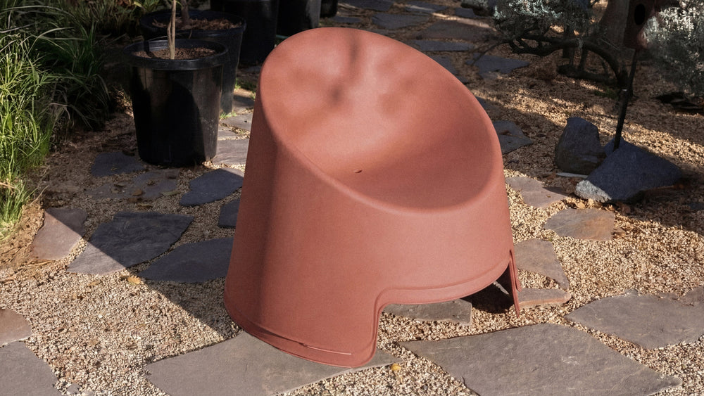 Inner Circle Sillón lounge para exterior (Juego de 2), Canela