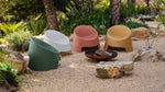 Inner Circle Sillón lounge para exteriores (Juego de dos), limón