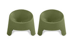 Inner Circle Silla lounge para exteriores (Juego de 2), Matcha