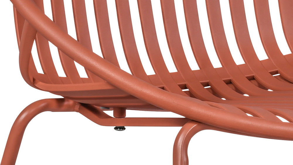 Golden Hour Sillón lounge para exterior (juego de dos), Canela
