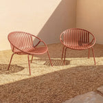 Golden Hour Sillón lounge para exterior (juego de dos), Canela