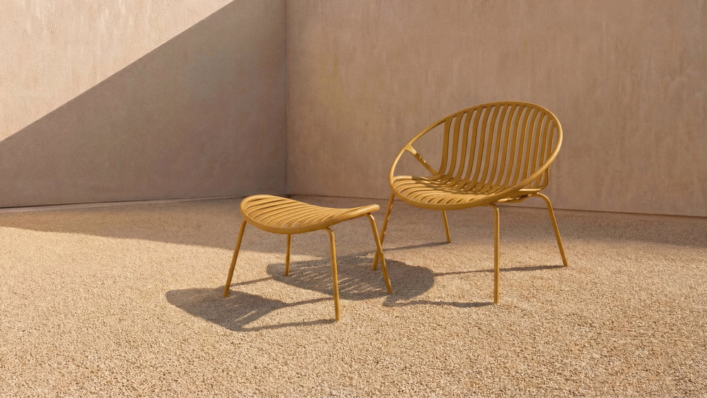Golden Hour Sillón lounge para exterior (Juego de dos), Limón