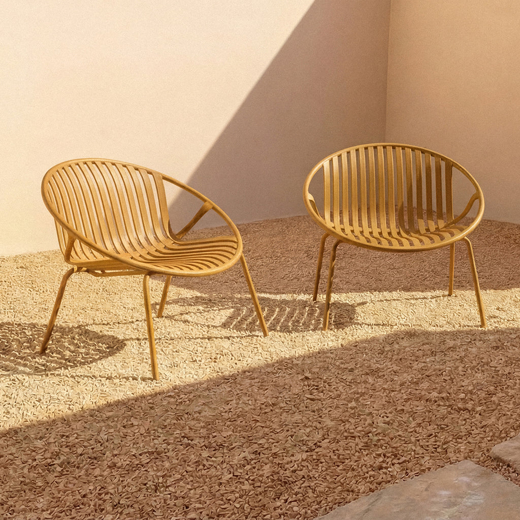 Golden Hour Sillón lounge para exterior (Juego de dos), Limón