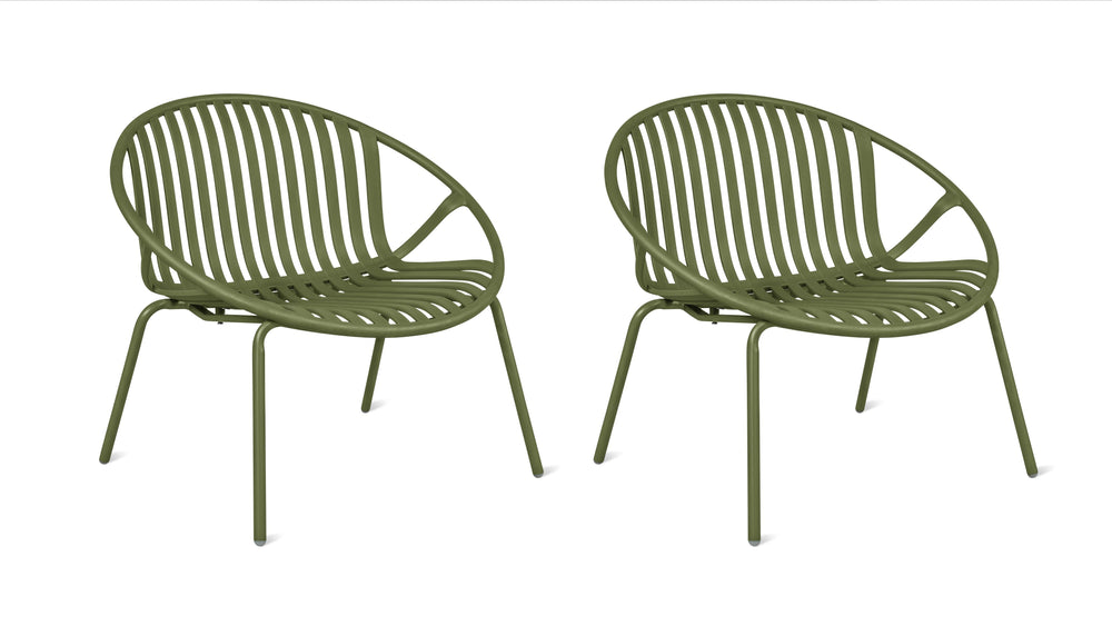 Golden Hour Sillón lounge para exterior (Juego de dos), Limón