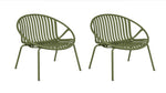 Golden Hour Sillón lounge para exterior (Juego de dos), Limón