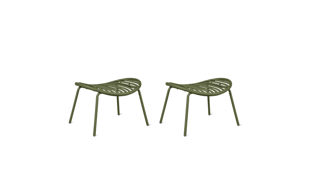 Golden Hour Otomanas para exterior (Juego de 2), Matcha