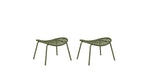 Golden Hour Otomanas para exterior (Juego de 2), Matcha