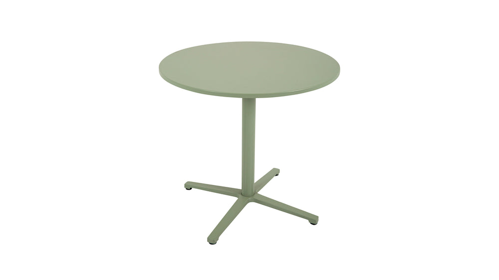 Mesa bistró Al Fresco para exterior, verde salvia