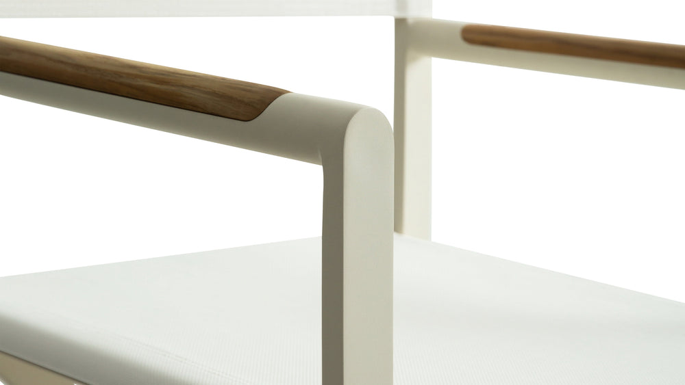 Sillón para exterior Long Weekend (Juego de dos), Marfil