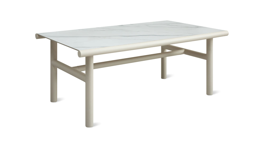 Long Weekend Mesa de comedor para exteriores, marfil