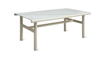 Long Weekend Mesa de comedor para exteriores, marfil