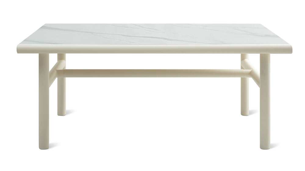 Long Weekend Mesa de comedor para exteriores, marfil