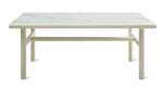 Long Weekend Mesa de comedor para exteriores, marfil