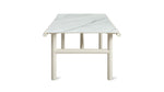 Long Weekend Mesa de comedor para exteriores, marfil