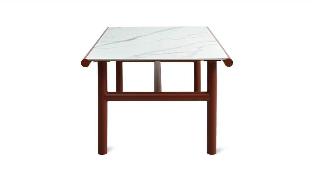 Long Weekend Mesa de comedor para exterior, terracota