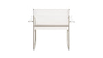 Silla lounge para exterior Poolside, marfil
