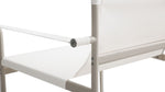 Silla lounge para exterior Poolside, marfil